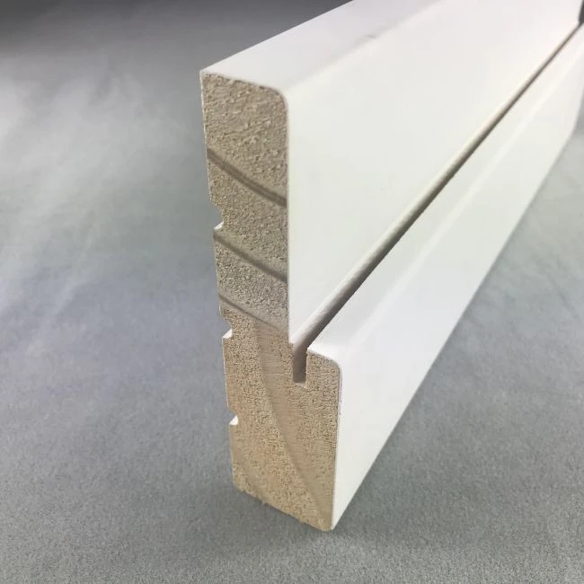 Great Value White Gesso Coated Wood Door Frames For Doors