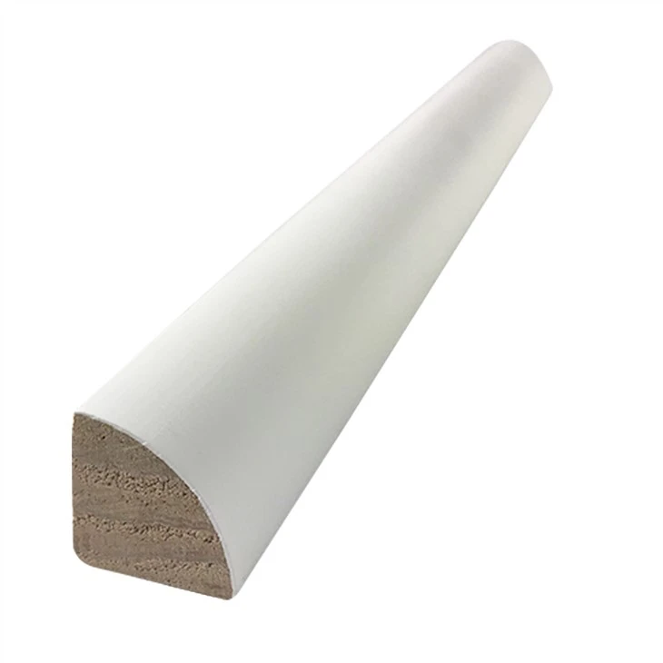 Small Wood Primed Quarter Round Moulding For Decoration