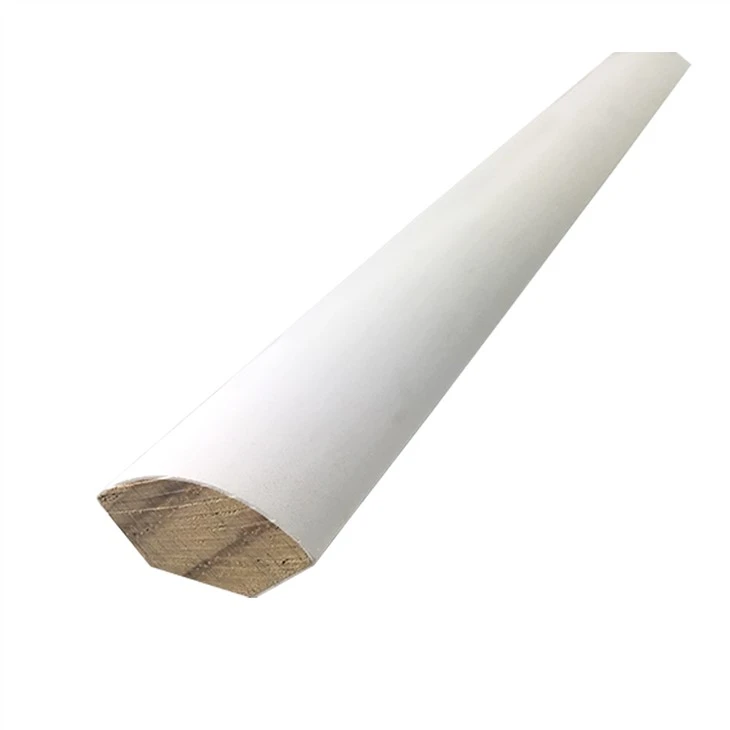 Small Wood Primed Quarter Round Moulding For Decoration